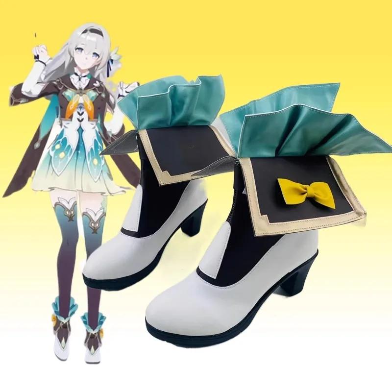 ݵ ڽ Ź , Honkai Ÿ  Botas de Cuero PU   ,  